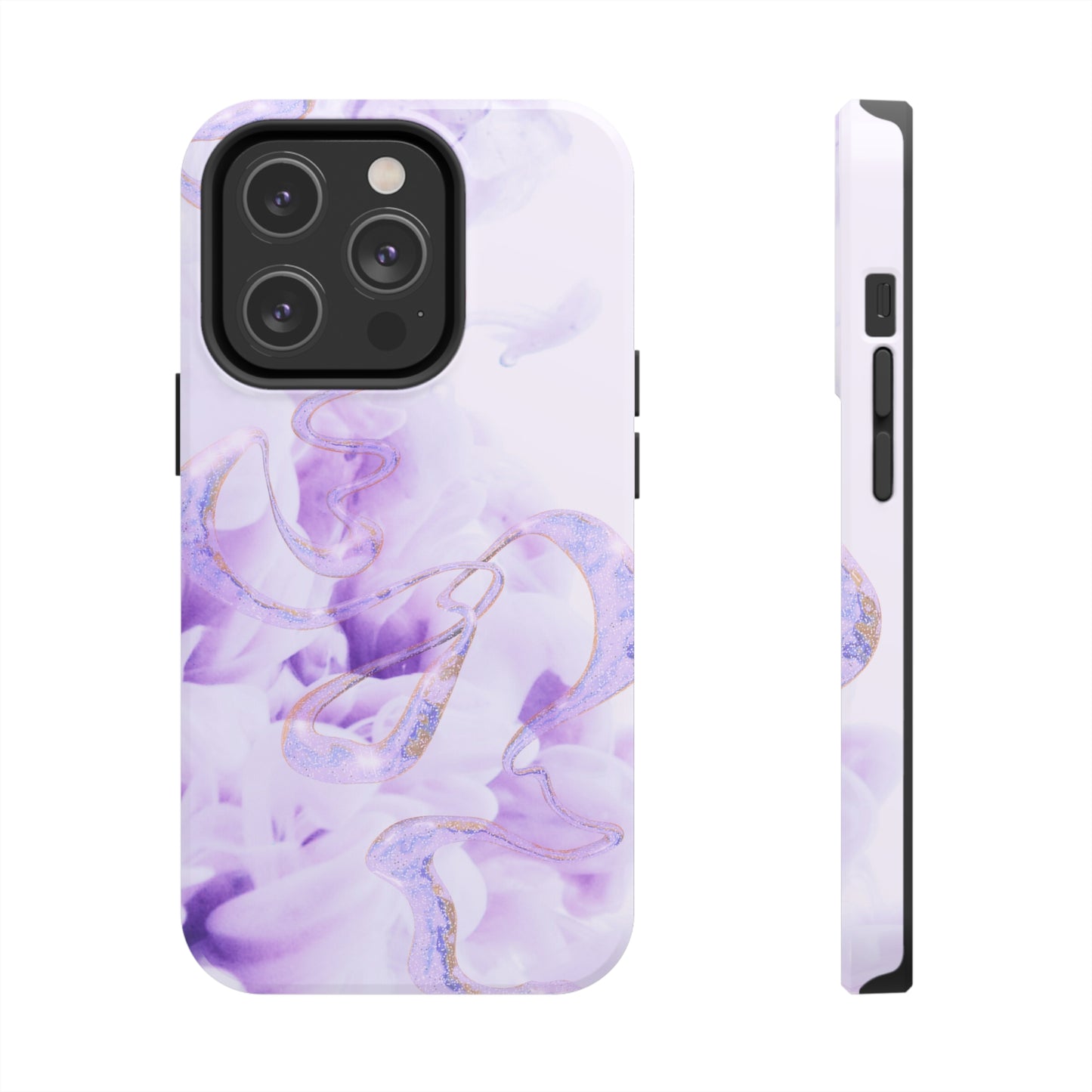 Purple abstract iPhone Case