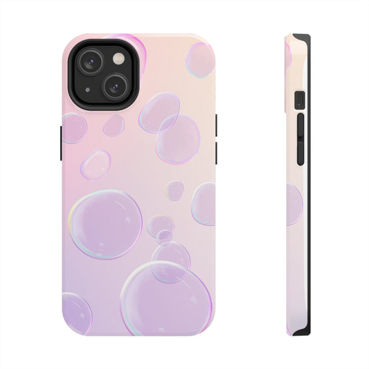 Gradient Bubbles iPhone case