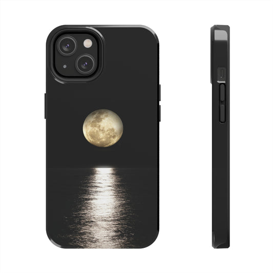 Black Full Moon iPhone Case