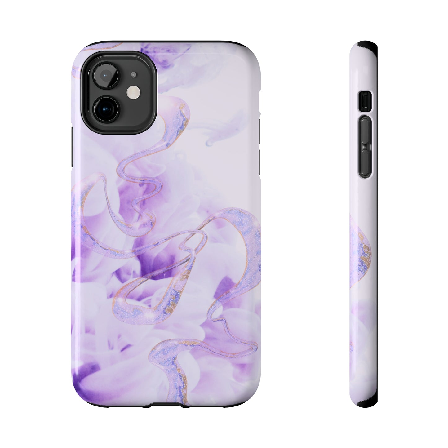 Purple abstract iPhone Case